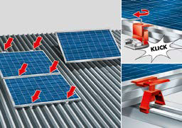 Unterkonstruktion für Solaranlagen von Würth